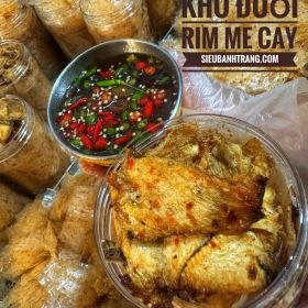BÁNH TRÁNG KHÔ ĐUỐI RIM ME CAY