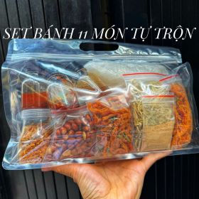 BÁNH TRÁNG TỰ TRỘN 11 LOẠI TOPPING