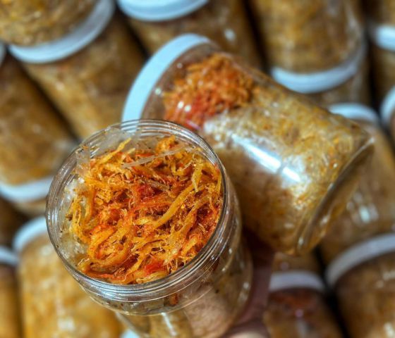 BÁNH TRÁNG MỰC CHÁY TỎI