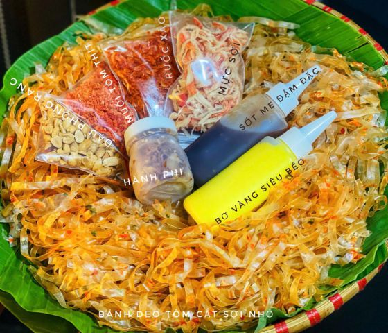 BÁNH TRÁNG MỰC SỐT ME