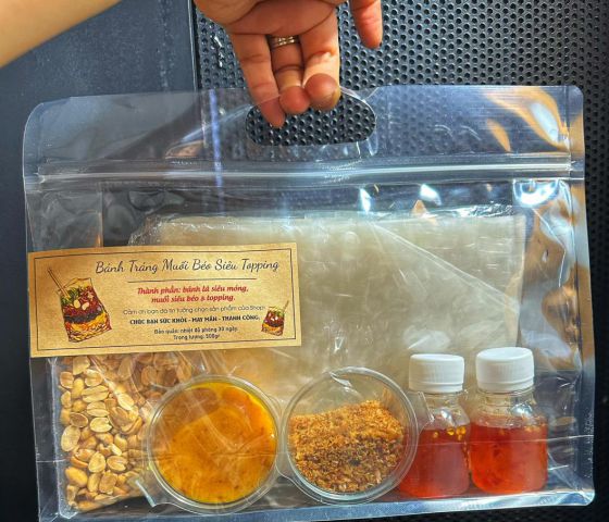 BÁNH TRÁNG MUỐI BÉO SIÊU TOPPING 