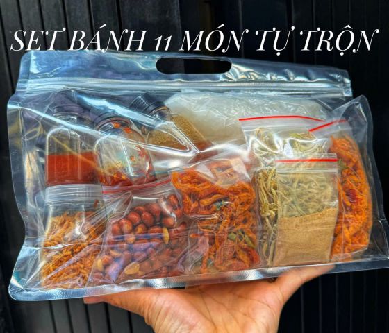 BÁNH TRÁNG TỰ TRỘN 11 LOẠI TOPPING