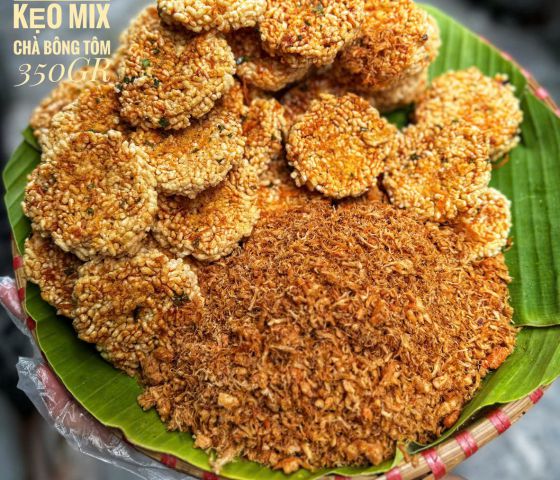 NẾP CHIÊN SỐT MẮM KẸO MIX CHÀ BÔNG TÔM